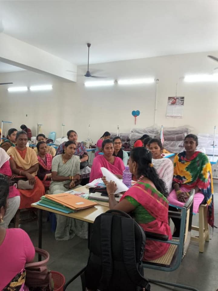 INA Team to get trained in Tailoring and to make cloth bags | Avadi Pai